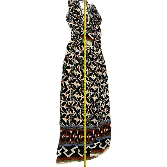 Zara Womens Midi Dress Size XS Multicolor Floral Cut Out 8626/159 NWT - Picture 10 of 13